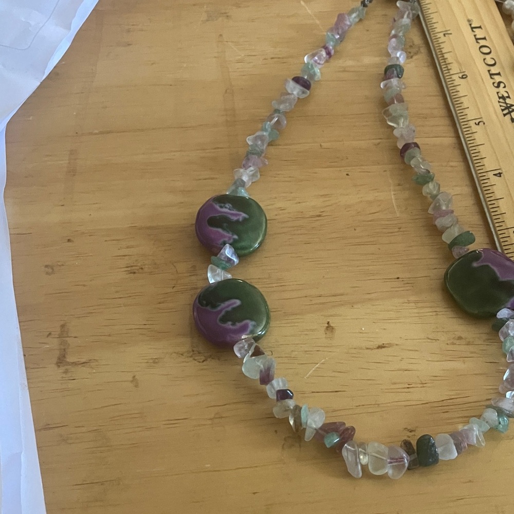 Handcrafted Multicolor stone Necklace